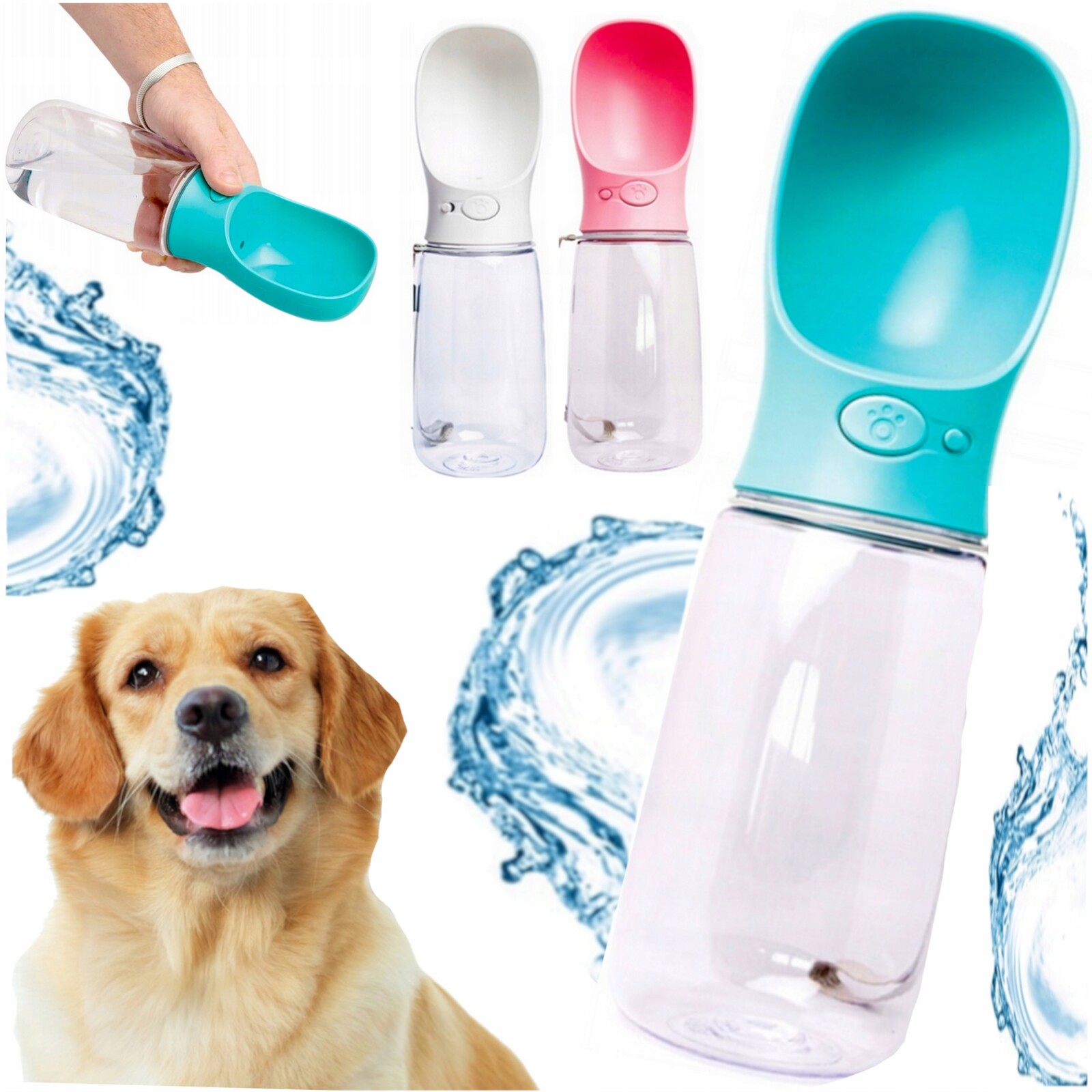 Napáječka z plastu Velan, vícebarevná, 0,55 l