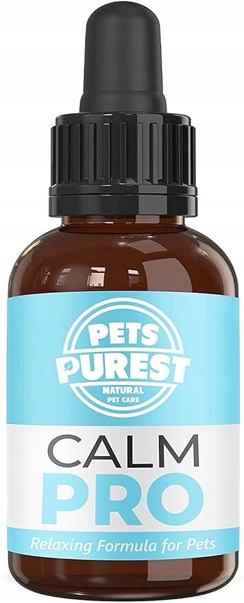 Přírodní Zklidňující Kapky Pets Purest Pro Psy A Kočky proti stresu a