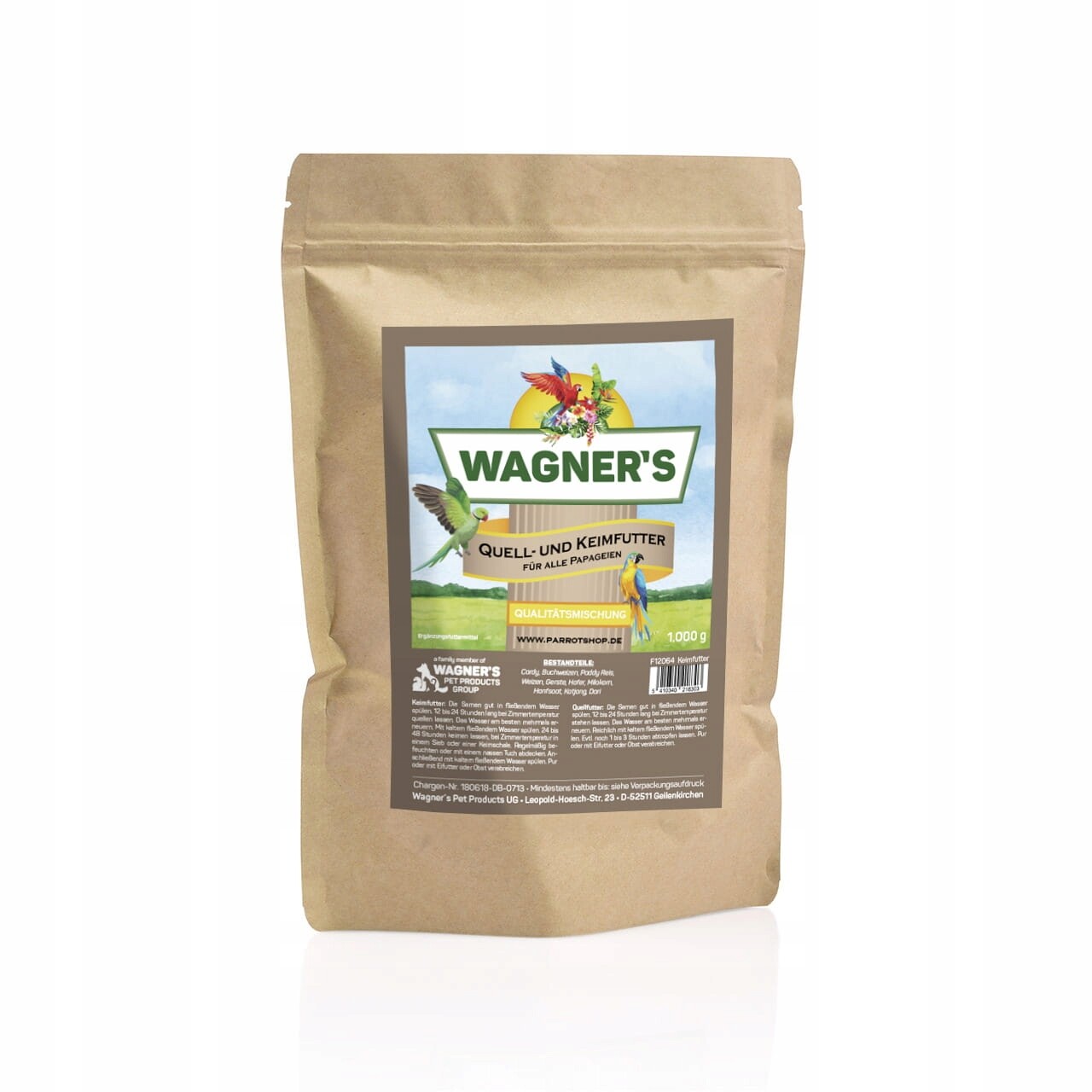 Směs na klíčení pro papoušky Wagner's 1 kg