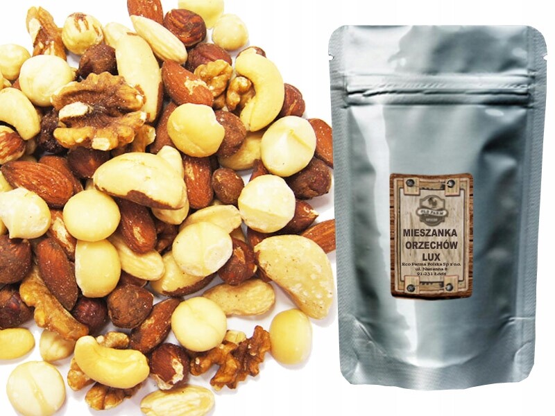 Směs ořechů 2 kg, mandle, kešu ořechy, lískové