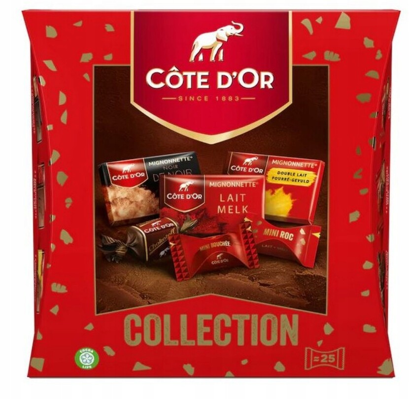 Cote D'or Collection MIX Čokoládové Pralinky 25 kusů 242 g