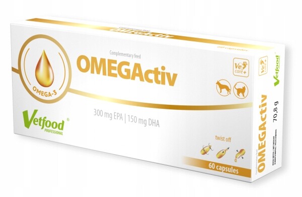Vetfood Omegactiv 60 kapslí