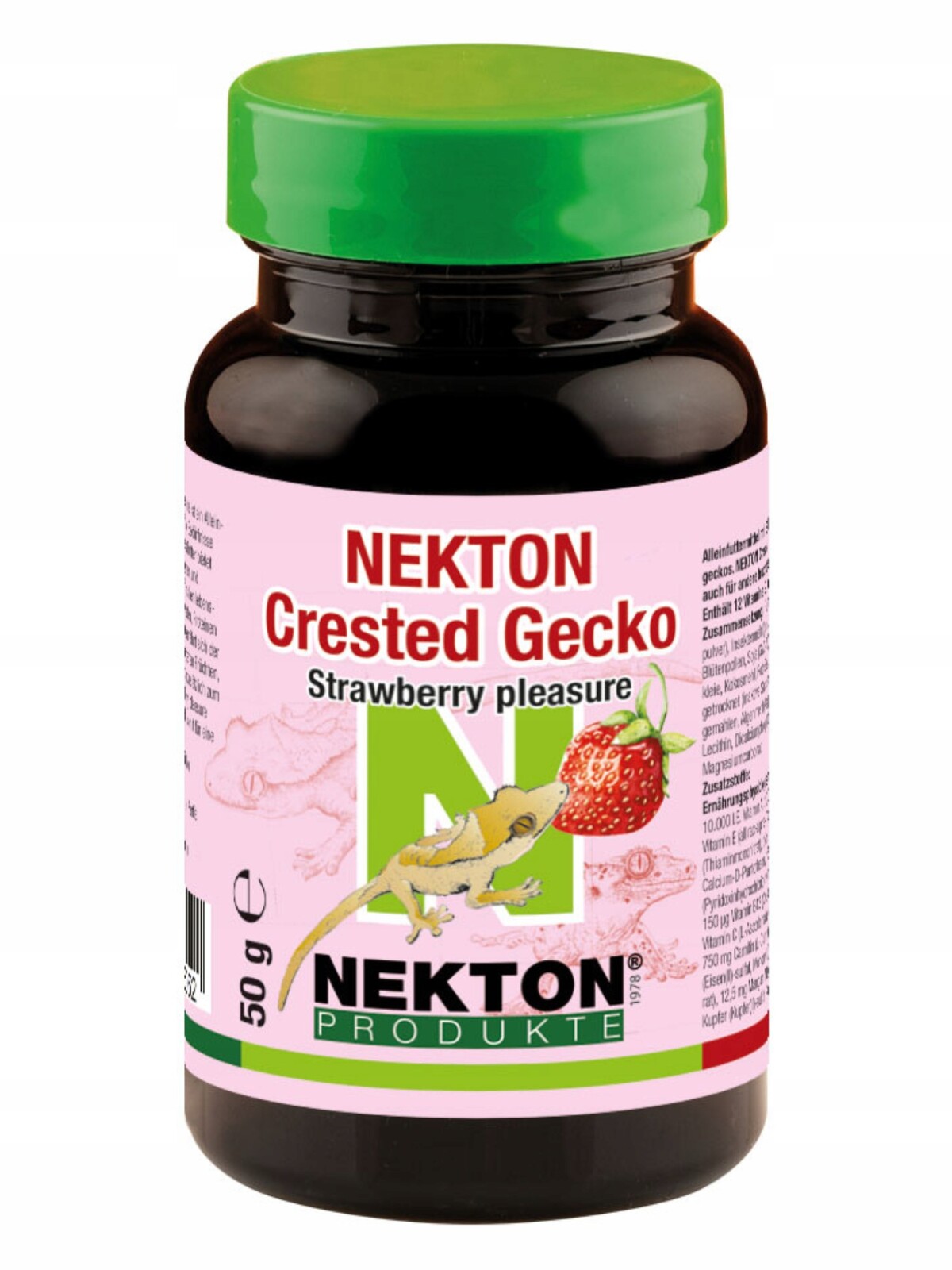 Nekton krmivo pro gekony chocholaté s jahodami 50g