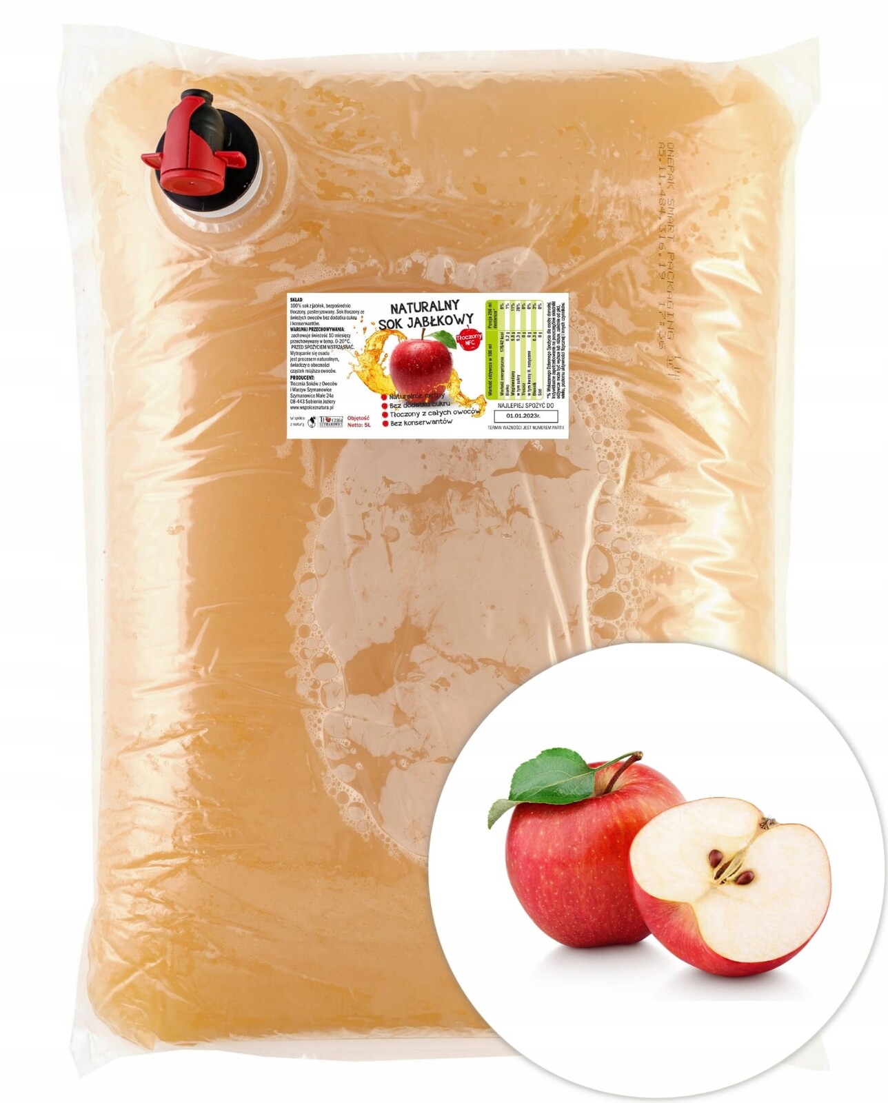 Jablečná šťáva Tłocznia Szymanowice 5000 ml