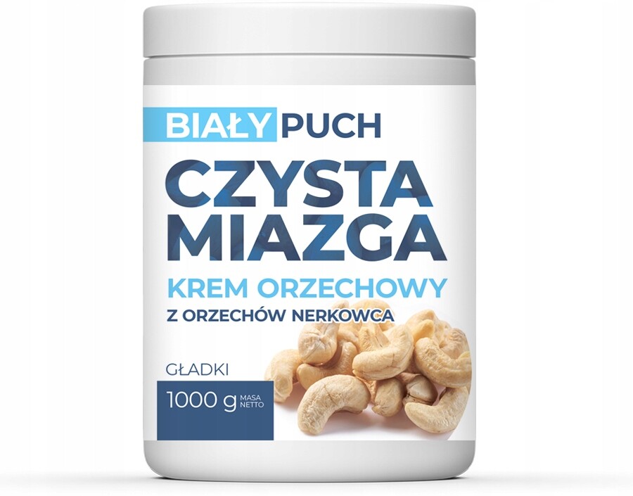 Ořechový krém Biały Puch Čistá ořechová pasta 1000 g