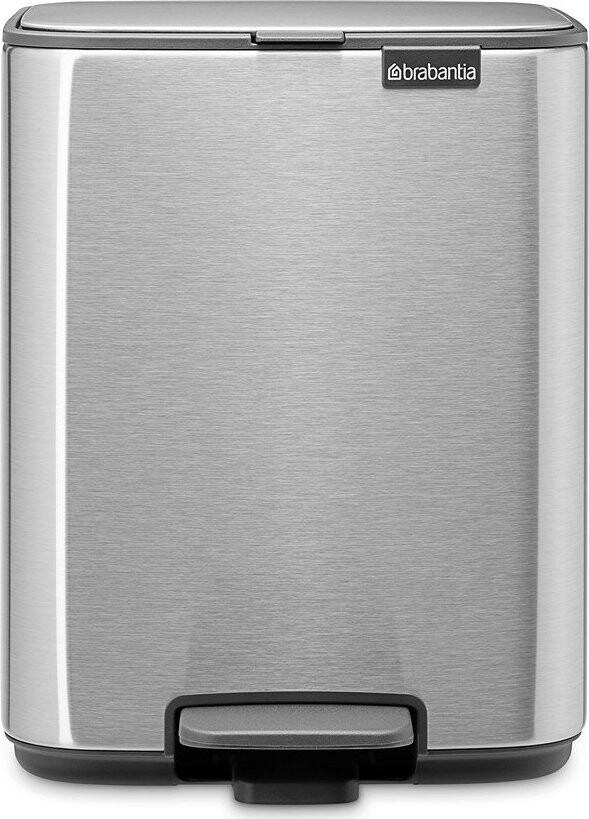 Nášlapný ocelový odpadkový koš v matně stříbrné barvě 7 l Bo – Brabantia
