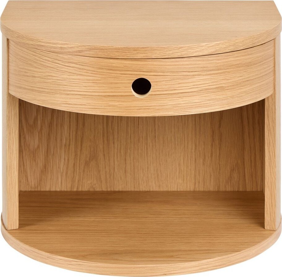 Noční stolek v dekoru dubu ve světle přírodní barvě Paron – Actona