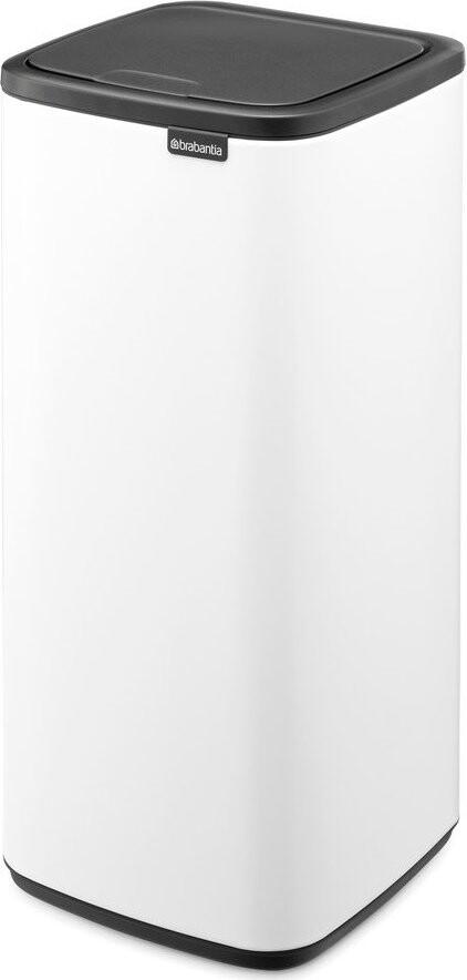 Bílý dotykový ocelový odpadkový koš 30 l Bo Touch – Brabantia