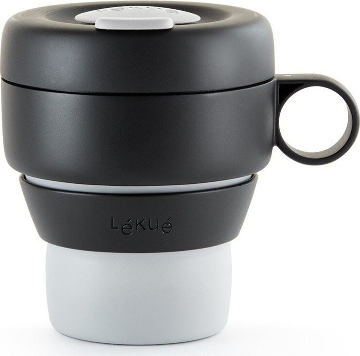 Černý termo hrnek 400 ml To Go – Lékué