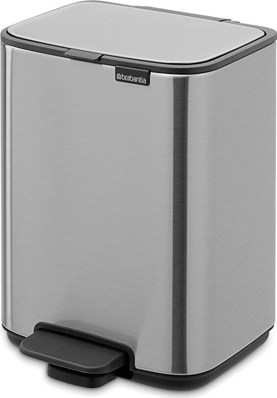 Nášlapný ocelový odpadkový koš v matně stříbrné barvě 4 l Bo – Brabantia