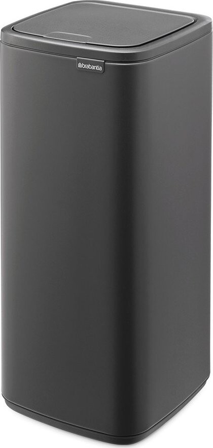 Tmavě šedý dotykový ocelový odpadkový koš 30 l Bo Touch – Brabantia