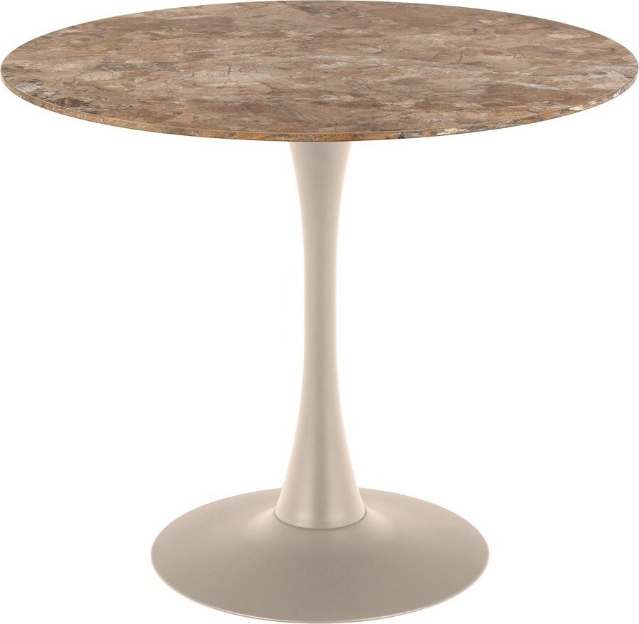 Kulatý jídelní stůl s keramickou deskou ø 90 cm Malta – Actona