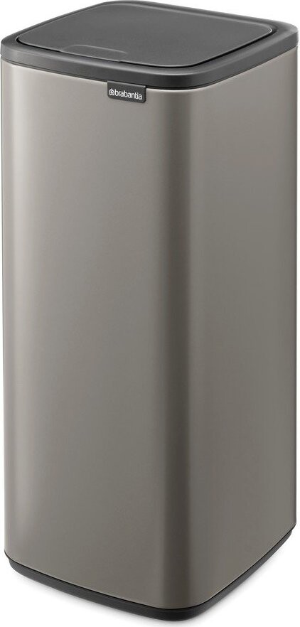 Šedý dotykový ocelový odpadkový koš 30 l Bo Touch – Brabantia
