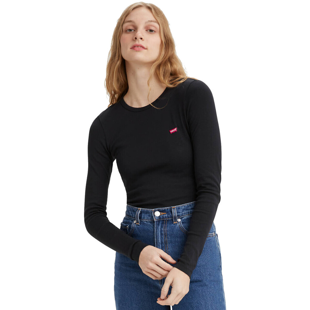 Levis  Longsleeve Baby Tee  Černá