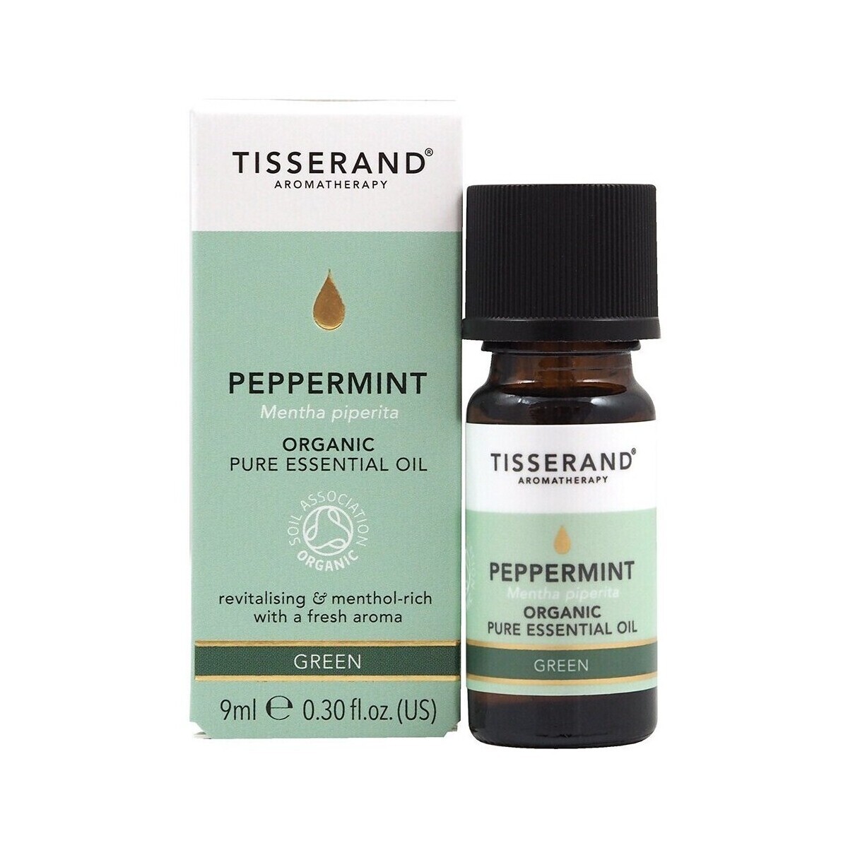 Tisserand Aromatherapy  Peppermint Organic  ruznobarevne