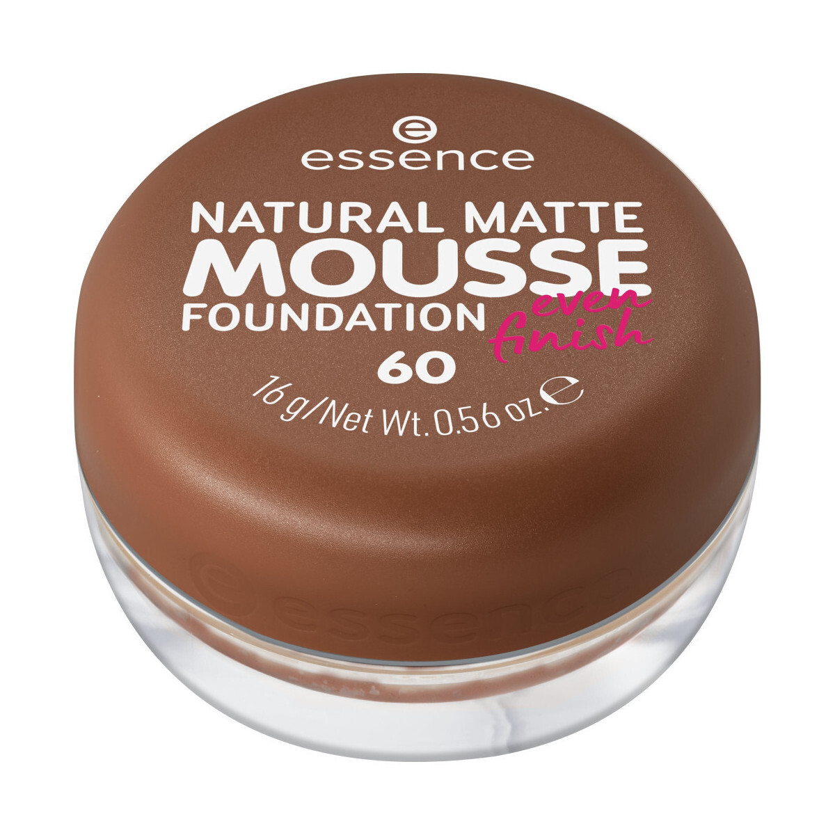Essence  Natural Matte M0usse Foundation - 60  Hnědá