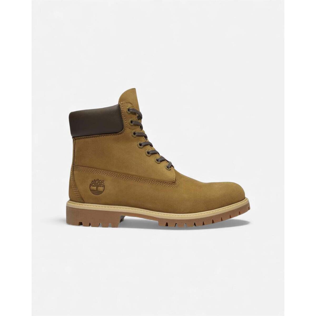 Timberland  Premium 6-Inch Waterproof BOOTS NUBUCK OLIVE BROWN  Bílá