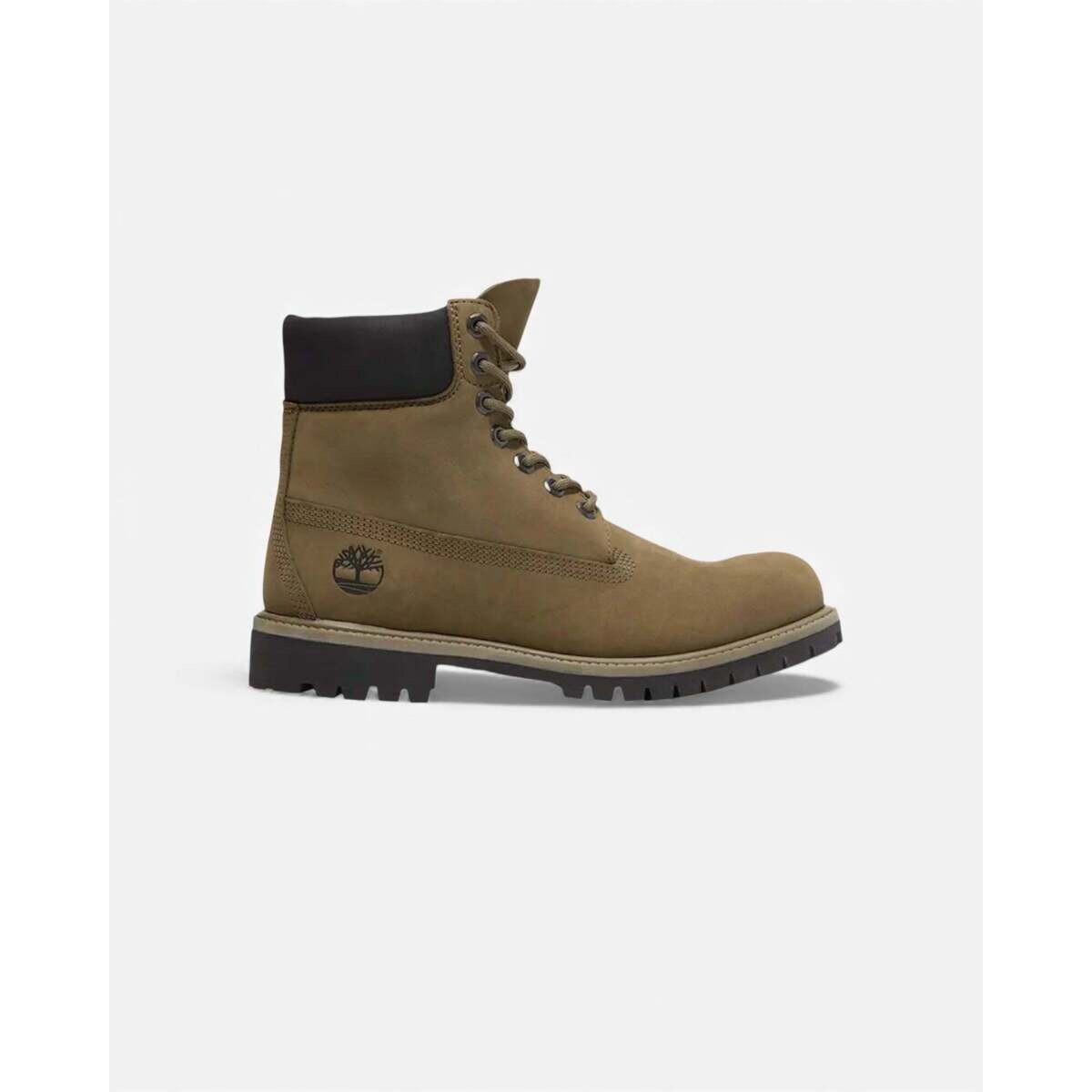 Timberland  Prenmium 6in Waterproof Dark Green  Bílá