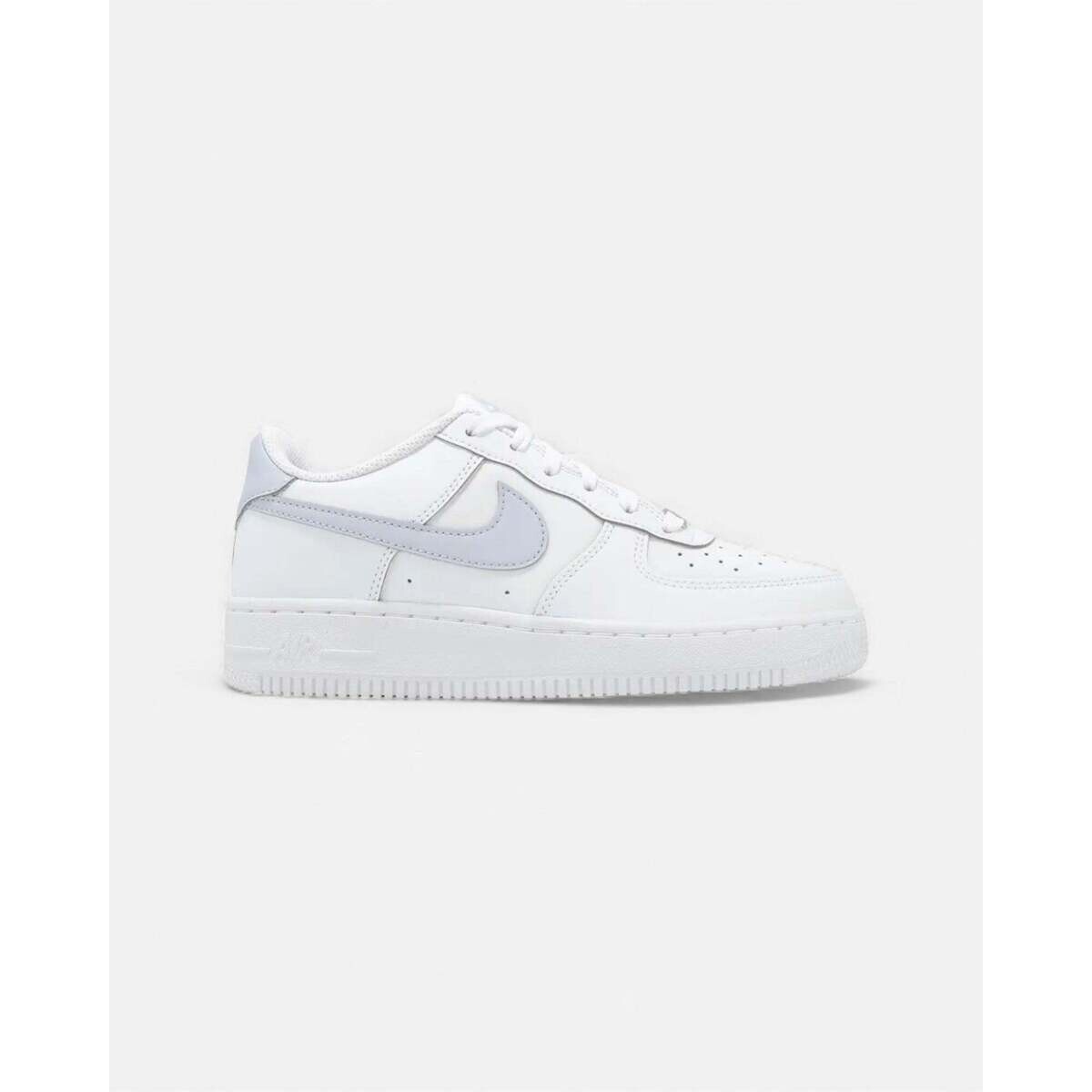 Nike  Air Force 1 White/Ghost (GS)  Bílá