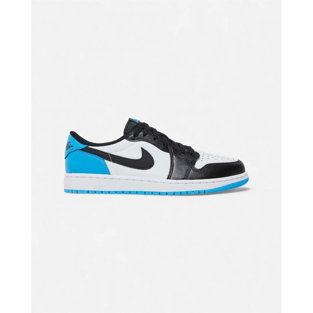 Nike  Jordan 1 Retro Low OG Black Dark Powder Blue  Bílá