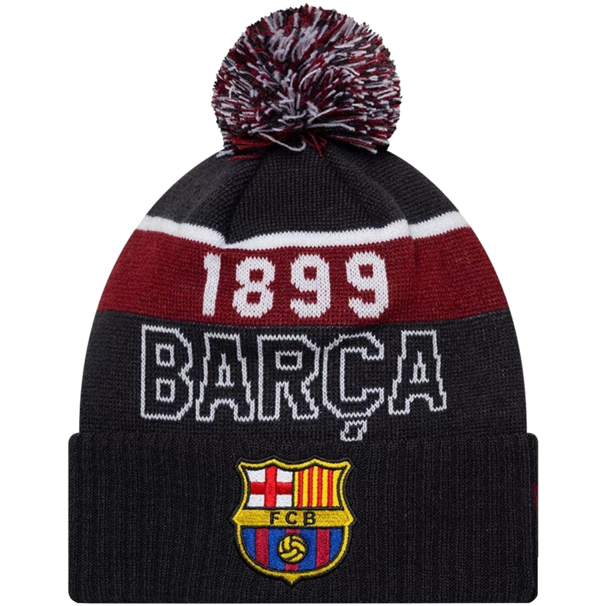 New-Era  Core Sport Knit Beanie FC Barcelona Hat  Modrá