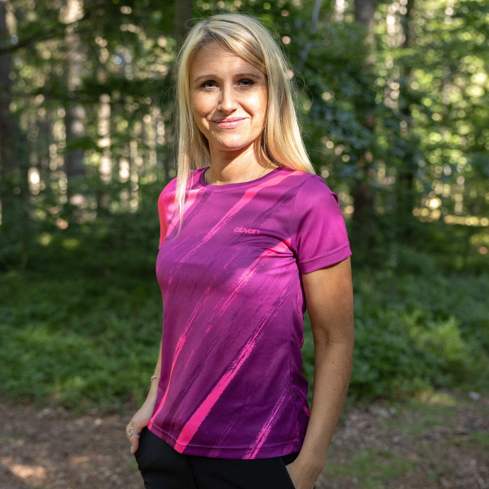 Dámské tričko Eleven Annika Trace Purple Velikost: S