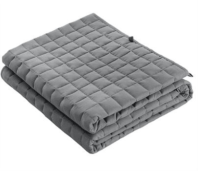 Zátěžová přikrývka antistresová 6,8 kg Rebel RBA-6014-6.8, 150 x 200 cm, šedá