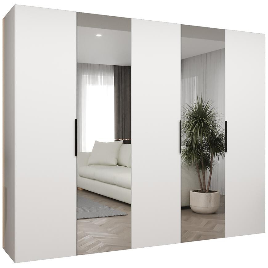 Skříň Marbella II 250 bílá/černá