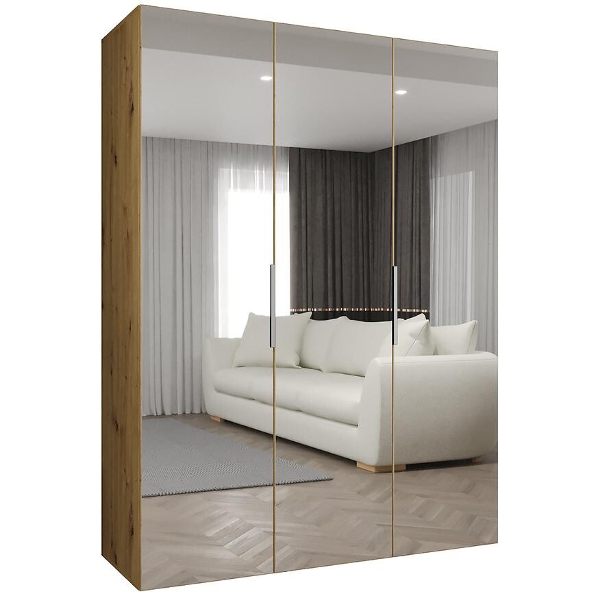 Skříň Marbella III 150 artisan stříbrná