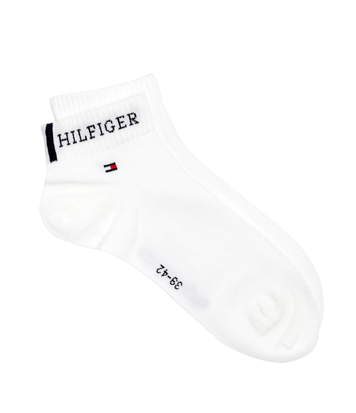 Tommy Hilfiger pánské bílé ponožky 2 pack 701232466 39-42