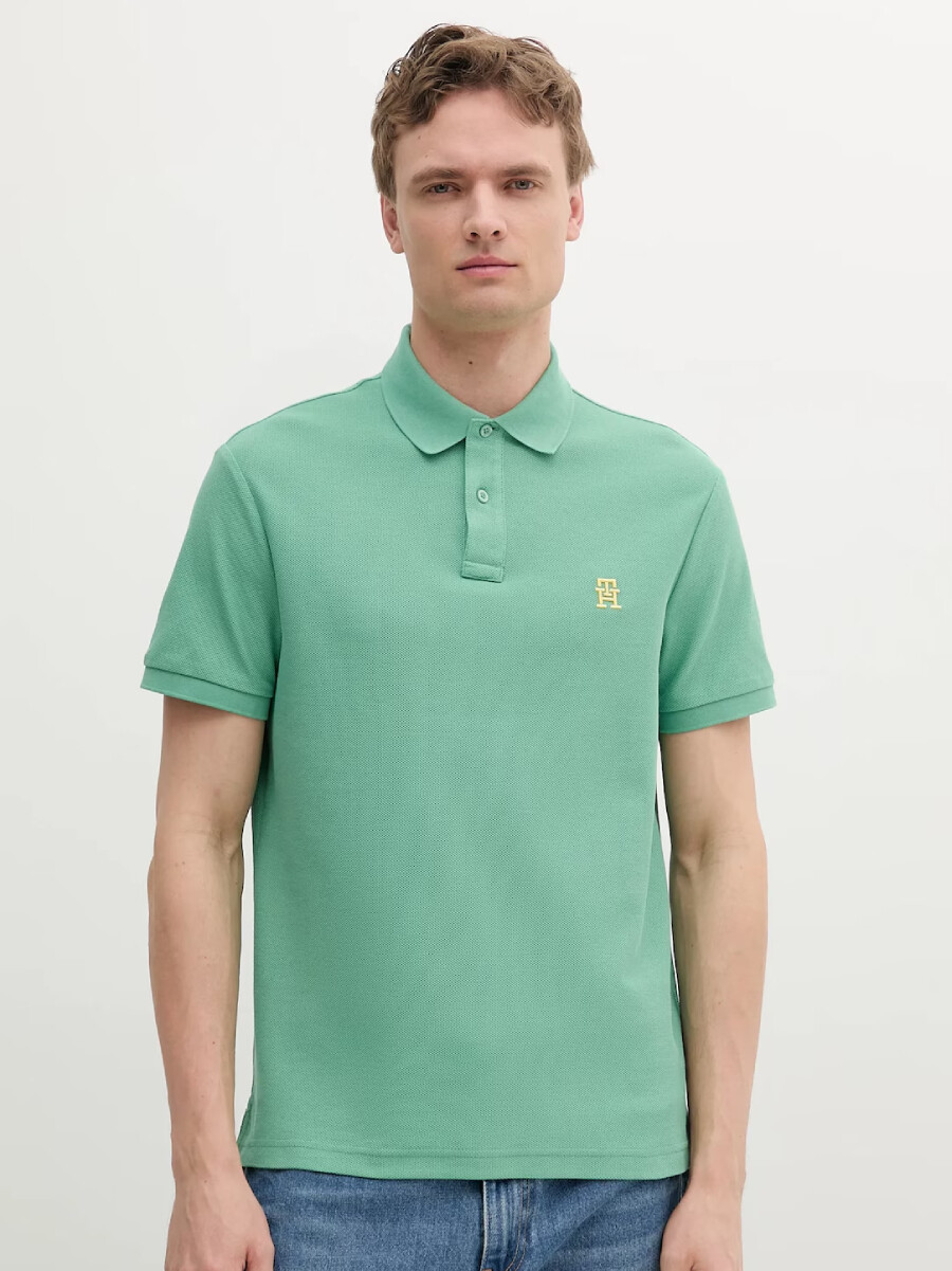 Tommy Hilfiger pánské světle zelené  polo tričko MW0MW33167 S