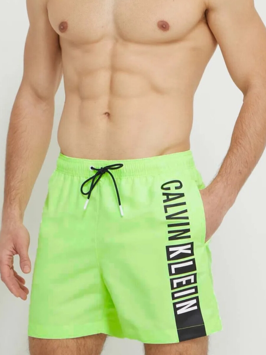 Calvin Klein pánské fosforové plavky KM0KM00991 L