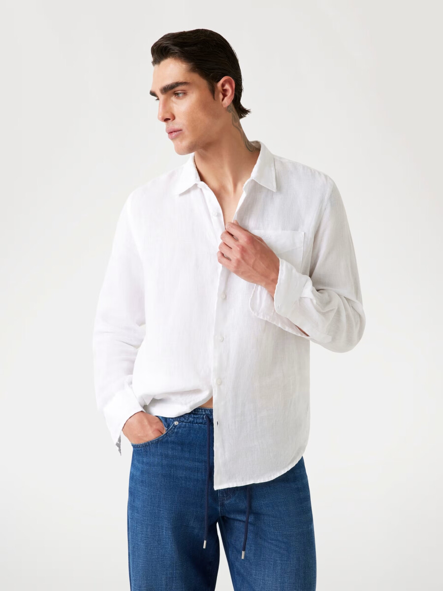 Guess pánská bílá košile M5GH73WH3J0 L