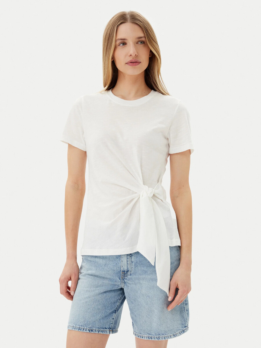 Tommy Hilfiger dámské bílé triko WW0WW44559 M