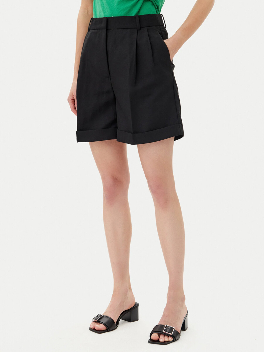 Tommy Hilfiger dámské černé šortky WW0WW44767 34