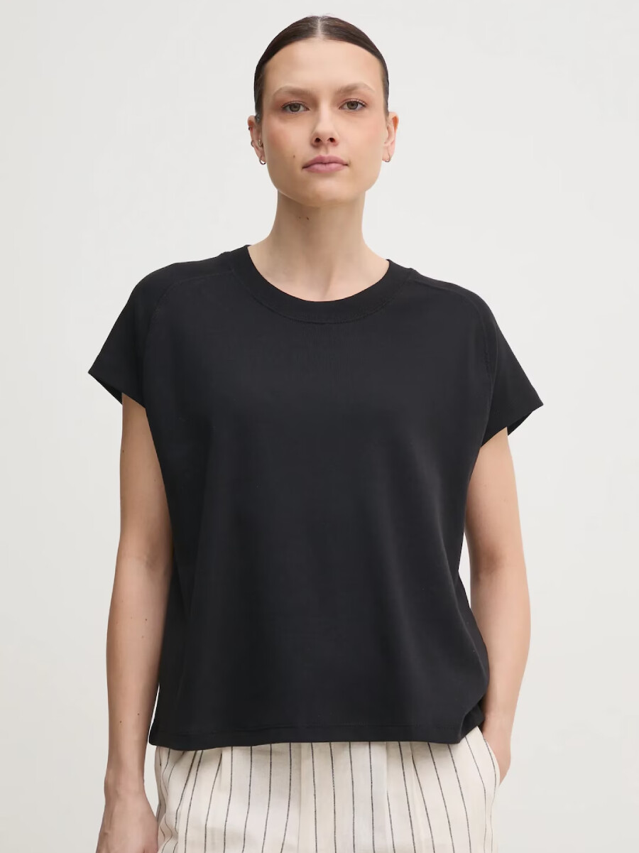 Tommy Hilfiger dámské černé tričko WW0WW44544 XL