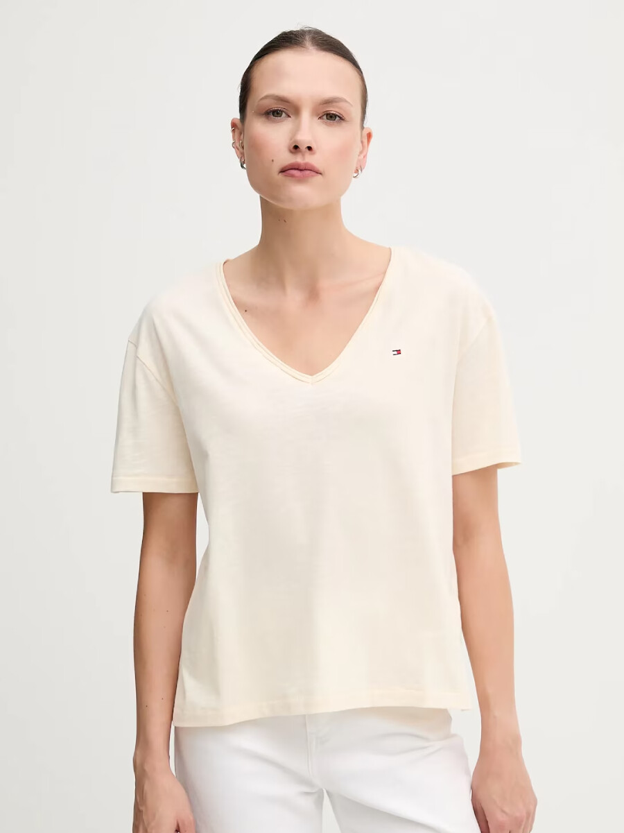 Tommy Hilfiger dámské basic triko WW0WW43901 M