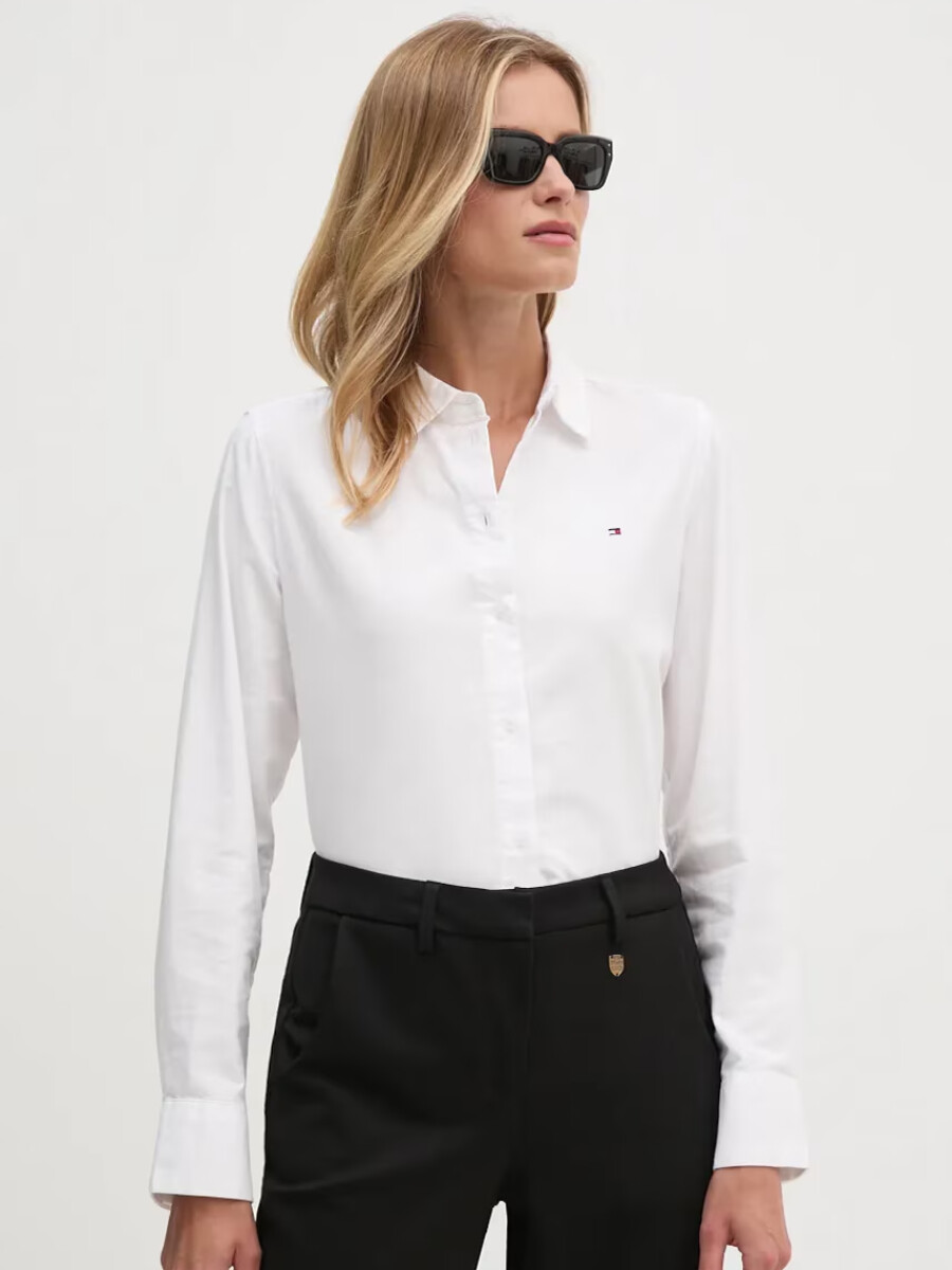 Tommy Hilfiger dámská bílá košile WW0WW42019 32
