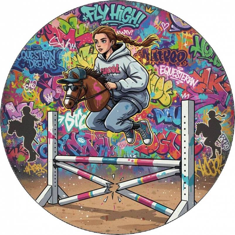 Jedlý papír Hobbyhorse graffity 19,5 cm - Pictu Hap