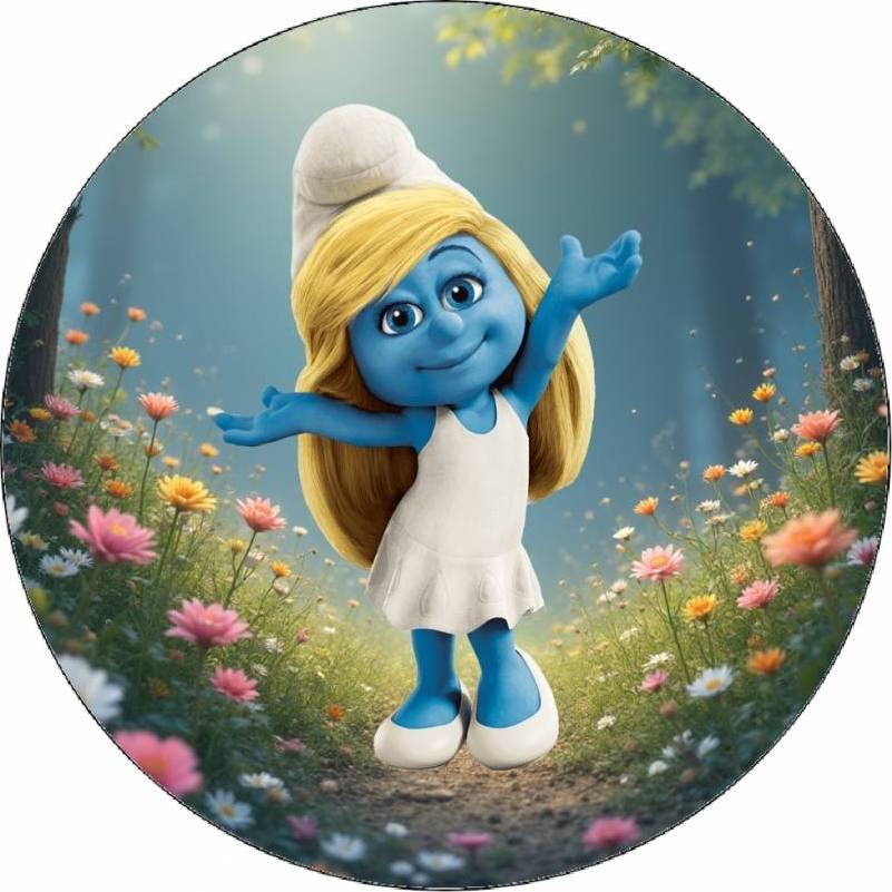 Jedlý papír Šmoulinka 19,5 cm - Pictu Hap