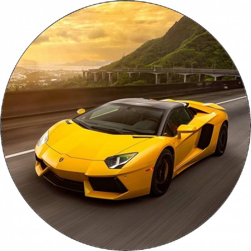 Jedlý papír Lamborghini 19,5 cm - Pictu Hap