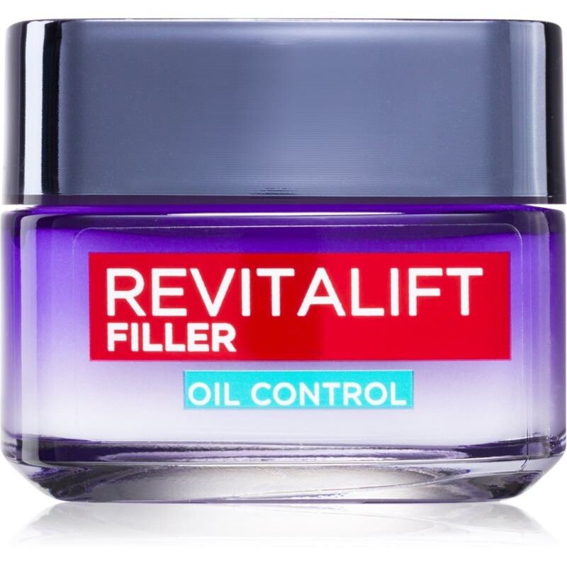 L’Oréal Paris Revitalift Filler Oil Control hloubkově hydratační krém pro mastnou a smíšenou pleť 50 ml