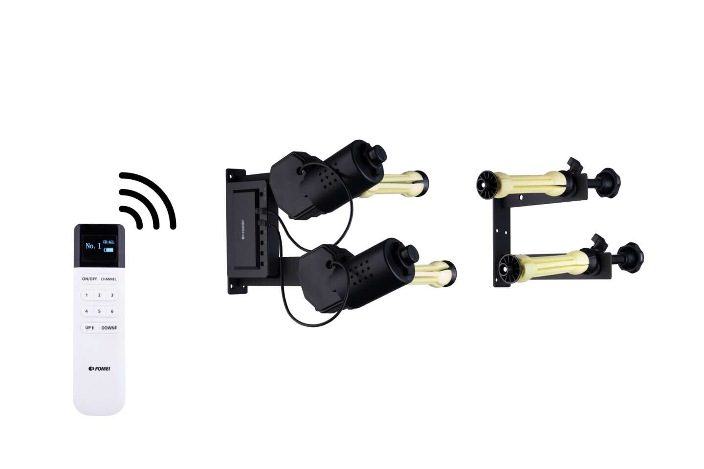 Fomei B-2WM motorový kit pro 2 role fotopozadí s dálkovým ovládáním