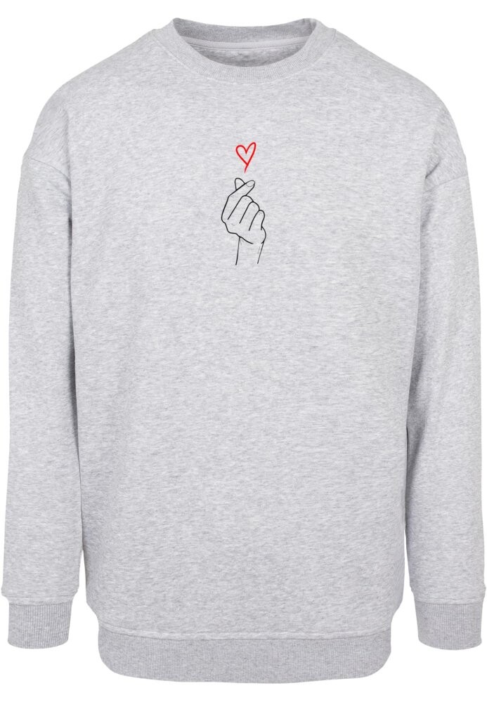 K Heart Sweat Crewneck - grey M