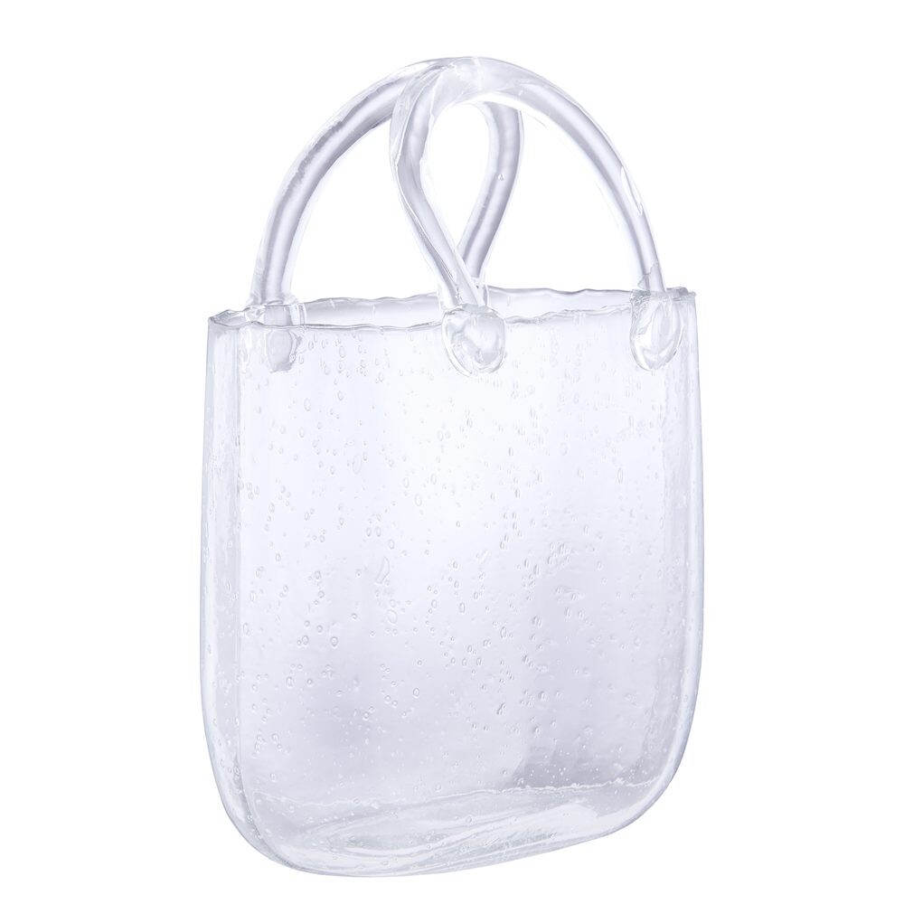 KELLY Váza s úchyty - čirá