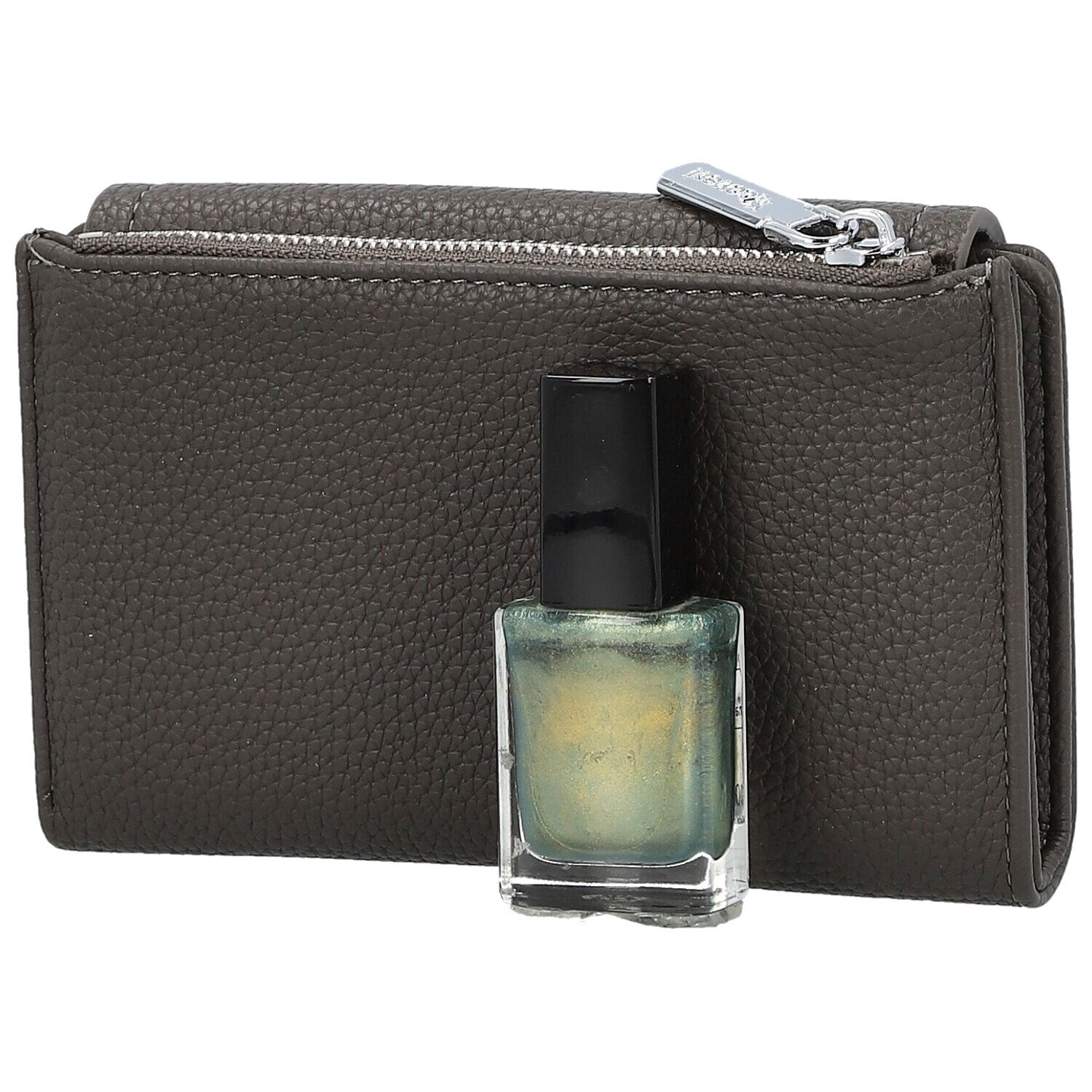 Stylová dámská koženková peněženka Coveri Deana, tmavě šedá