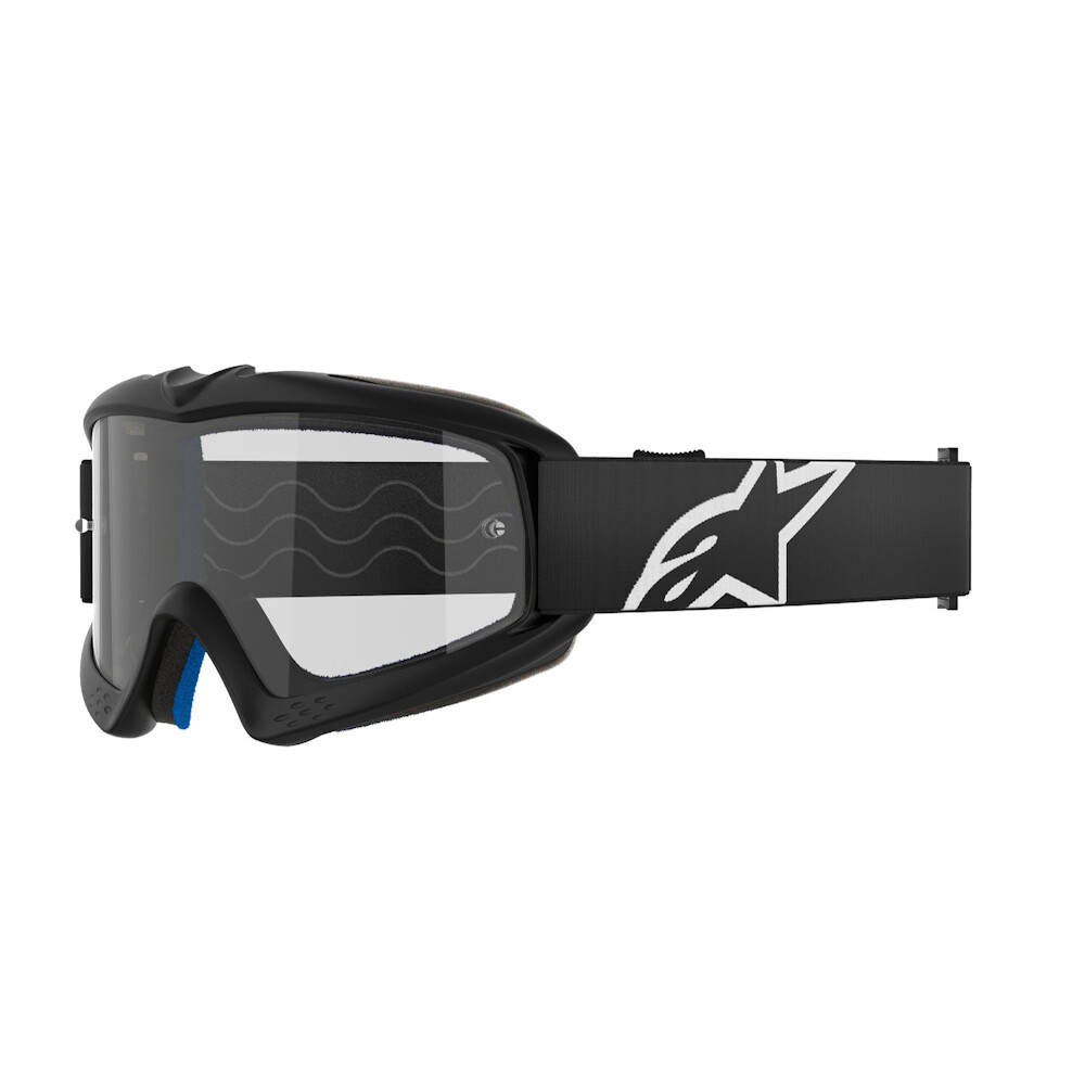 Alpinestars Vision Youth Corp černá, čiré plexi