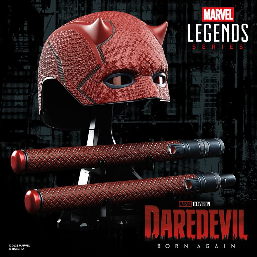 Hasbro | Daredevil: Born Again - replika maska Premium Daredevil and Billy Club