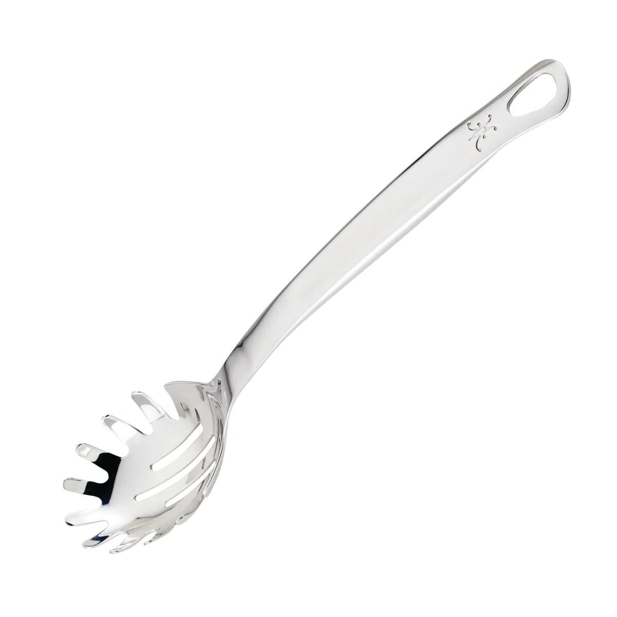 Lžíce na špagety PROVISIONS 33 cm, stříbrná, nerezová ocel, Hestan