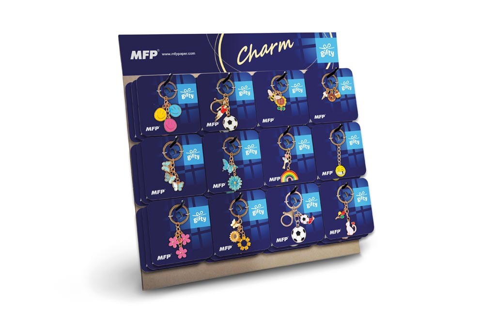 MFP 6660010 Gifty - Klíčenka kov CHARM - display 36ks